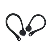INF Silikonske ušesne zanke proti izgubi za Apple AirPods 1/2/Pro Black, (21732292)