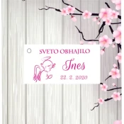 Kartončki za darila OBHAJILO KAROBH 06