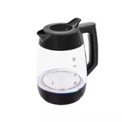 A4Tech Stakleni elektricni kuhalo za vodu s kontrolom temperature 1,8 l CrystalX