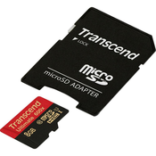 TRANSCEND Ultimate 8GB MicroSDHC 90 MB/s TS8GUSDHC10U1