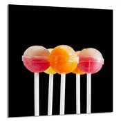shumee STEKLENA PLOŠČA ZA KUHINJO 60x65 Lollipops