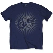 Eric Clapton Logo Rays Navy Blue L Majica