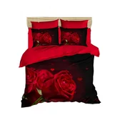 Lessentiel Maison Komplet posteljina 215, 160x220cm, Crno-crvena