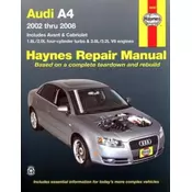 Audi A4 Automotive Repair Manual