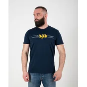 No Copy Muška majica Okruglina 05, Teget