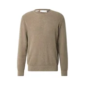 SELECTED HOMME Pulover SLHROSS temno bež