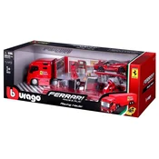 Burago Toy Burago Ferrari trkaci kamion za vucu