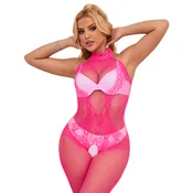 Bodystocking H3137 - Pink, 3XL/5XL