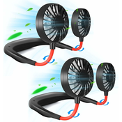 Generic Prenosni vratni ventilator Osebni prostoročni ventilator za polnjenje, (21132667)
