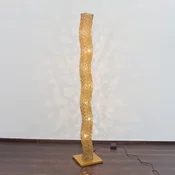 Holländer Stojna svetilka ODISSEA, zlata barva, višina 171 cm, kovina, 7 x G4 - Dnevna soba/jedilnica - Sodobni - zlato