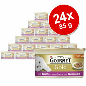 Gourmet Gold meki zalogajčići 24 x 85 g - Piletina i jetra