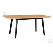 Raztegljiva jedilna miza Oslo 6 - črna/artisan