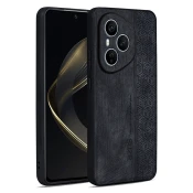 Premium maska Cube Leather za Honor 400 Lite sa ugradenom zaštitom za stražnju kameru - graphite black
