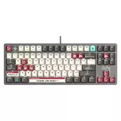 A4Tech Mehanicka tipkovnica Bloody S87 Red Pixels USB