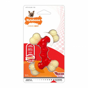 Nylabone Power Chew Igracka za žvakanje dupla kost, ukus slanina M