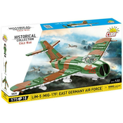 Cobi Hladni rat MIG-17F (LIM-5) Zračne snage Istočne Njemačke, 1:32, 588 k, 1 f