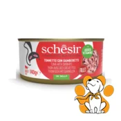 Schesir Cat Tuna & Shrimps in Jelly 140g, Vlažna Hrana Za Odrasle Macke