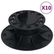 Vidaxl Nastavljive noge za talne obloge 10 kosov 60-88 mm