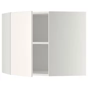 METOD Ugaoni zidni element s policama, bela/Veddinge bela, 68x60 cm