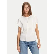 BOSS Bluza Beliniara 50540635 Bela Regular Fit