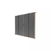 Mexen Velar L Duo paravan za kopalno kad, 2-krilni drsni, 170 x 150 cm, grafit, brušena baker - 896-170-003-42-65