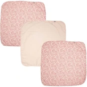 Bebe-jou Leopard Pink komplet bambusovih muslin plenic, 70 x 70 cm, 3 kosi