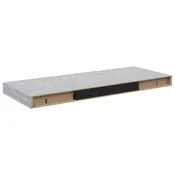 Vidaxl Stenske police 4 kosi betonsko sive 60x23,5x3,8 cm MDF