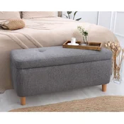 Atelier del Sofa Tabure 100x45x41cm, Tamnosivo