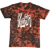 Korn Logo Outline (Wash Collection) Red XL Majica