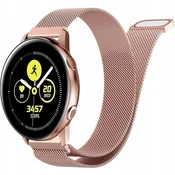 shumee Pašček za Huawei Watch GT 4 5 6 41MM klasičen eleganten 18MM pašček07_ROZA ZLATO