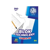 Astra ASTRA Sketchbook / skicirka A4, 10 listov 240g/m2, 106119006