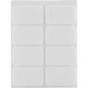 Drsnik iz filca pravokotni 36 x 22 x 3 bel 8 kos