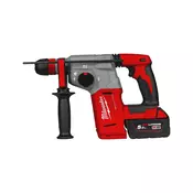 Milwaukee aku kombinirano kladivo M18 BLHX-502X, 2x 5,0 Ah + polnilec v HD škatli