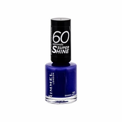 Rimmel London 60 Seconds Super Shine lak za nohte 8 ml odtenek 828 Danny Boy, Blue!