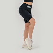 Tesla Ženske kratke hlače z visokim pasom Gym Therapy Black - NEBBIA