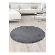Conceptum Hypnose Tepih Oval, O120 cm, Tamnosivi