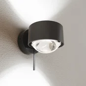 Top Light Puk! 80 stenskih LED točkovnih leč prozorno antracitno mat - Dnevna soba/jedilnica - Sodobni - antracit mat - Kovina