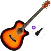 Pasadena PGC-10E Basic SET Vintage Sunburst Elektro-akusticna jumbo