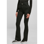 Womens Super Stretch Bootcut Denim Pants Jeans - Black