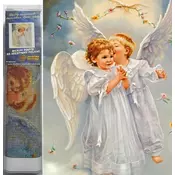 Norimpex Diamantna slika Angeli na nebu 30x40cm