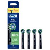 Oral-B nadomestne krtacke Pro ČRNe 4 CrossAction barve, kosi/paket.