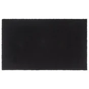 Vidaxl Predpražnik črne barve 90x150 cm kokosova vlakna
