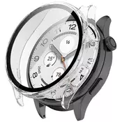 Ovitek z zaščito zaslona Techsuit Defense360 Pro za Xiaomi Watch 5 (47mm) - prozoren