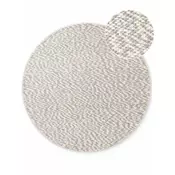 Svetlo sivo-kremno bela ročno tkana volnena okrogla preproga o 160 cm Lyon Beans – Elle Decoration