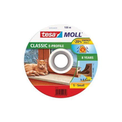 Tesa Tesnila za okna in vrata Window and door seal rubber E, 9 x 4 mm x 100 m, white