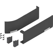BLUM AVENTOS HF/HS/HL TOP set pokrivnih kap za SERVO-DRIVE, u. m., temno siva
