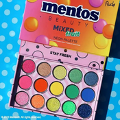 Paleta senki i glitera za oci Mentos Mixed Fruit - Neon