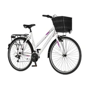 Bicikl Tour Explorer Axys Lady Pro 28 Alu 21 V-Brake 18 Brzina 167-192cm (L/Xl) Belo Ljubicasti P