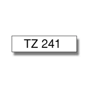 Brother TZe-241/TZ-241 trak 18mm - črn izpis/bel trak