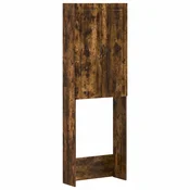 vidaXL Kabineta za stranišče UTRECHT Dimljen hrast 66 x 25,5 x 190 cm